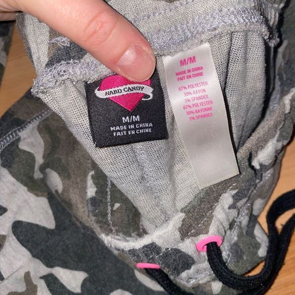 HARD CANDY - Army Print Track Pants - Picture 3 of 3